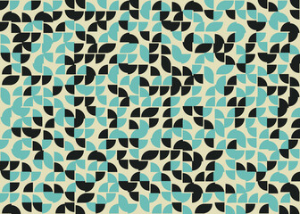 Abstract Geometric Pattern generative computational art illustration