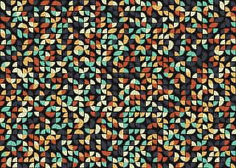 Abstract Geometric Pattern generative computational art illustration