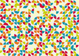 Abstract Geometric Pattern generative computational art illustration