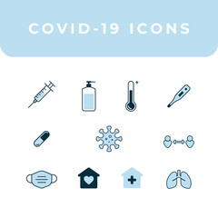 COVID-19 icons