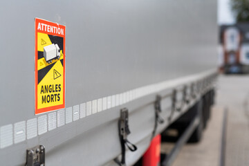 Angles Morts - sticker truck - obligation 