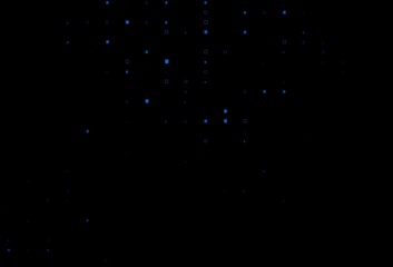 Dark BLUE vector layout with rectangles, squares.