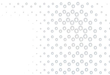 Light blue vector texture with disks.