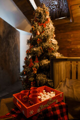 Christmas xmas and New Year holidays decoration