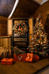 Christmas xmas and New Year holidays decoration