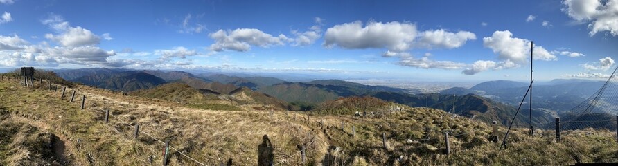 panorama of the mountains