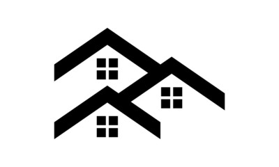 residential home logo design vector