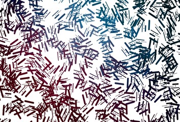 Dark green, red vector texture with colorful lines.