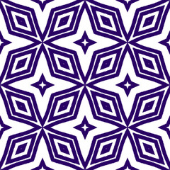 Mosaic seamless pattern. Purple symmetrical