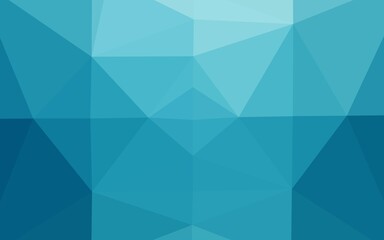 Light BLUE vector blurry triangle pattern.