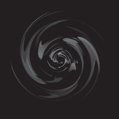 Abstract liquid spiral paint background