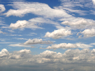 blue sky with clouds
