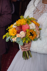  Bohemian Bridal Bouquet  