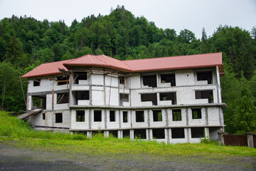 basement building under construction In Romania, Bistrita, Colibita 2021