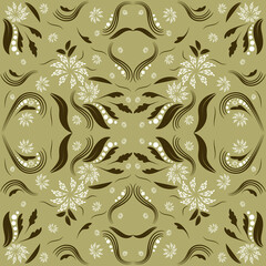 Folk flowers print Floral pattern Ethnic art