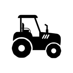 Tractor icon design template vector isolated illustration