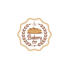 vintage emblem badge bakery logo design