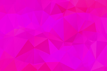 Colorful purple vivid polygonal triangular background pattern