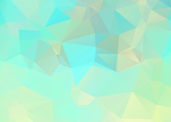 Green Abstract Color Polygon Background Design, Abstract Geometric Gradient. Vector art.