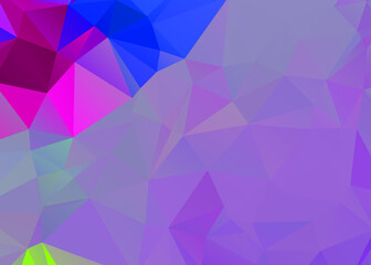 Geometric design. Dark blue ​gradient background. Geometric triangle, mosaic, abstract background EPS 10 Vector