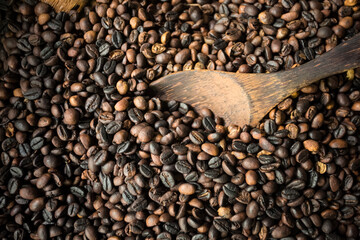 dried Balinese coffee 