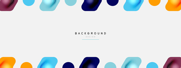 Fototapeta na wymiar Color arrow shapes on white backdrop. Minimal geometric abstract background. Vector illustration for wallpaper banner background or landing page