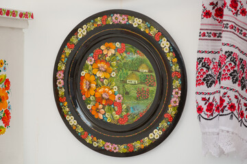 Ukrainian painted wood crafts