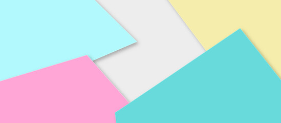 Pastel colored paper abstract texture for background. Abstract image of Stacked paper in pastel color background. Background image in pastel colours paper.