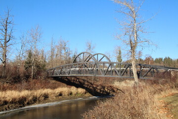 Bridge over The Creek, Whitemud Park, Edmonton, Alberta