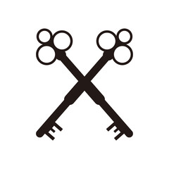 Key icon vector illustration symbol