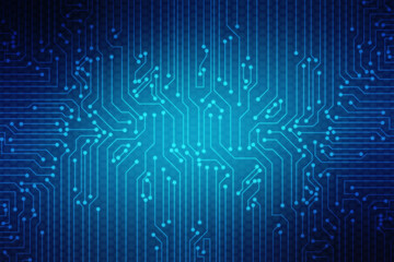 Abstract futuristic circuit board Illustration, Circuit board with various technology elements, Abstract speed technology concept, futuristic digital innovation background