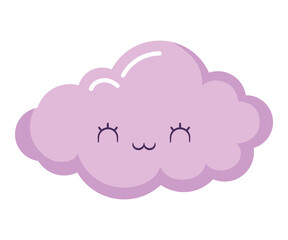 cute purple cloud