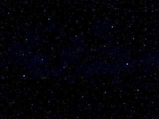 Starry night sky.  Galaxy space background.  Stars in the nights. 