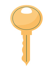 golden key illustration