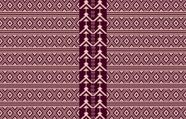 Ethnic pattern traditional Design for background, carpet, wallpaper,  clothing, wrapping, Batik, fabric, sarong,
 embroidery style, carpet, Figure tribal embroidery, Indian, Thai