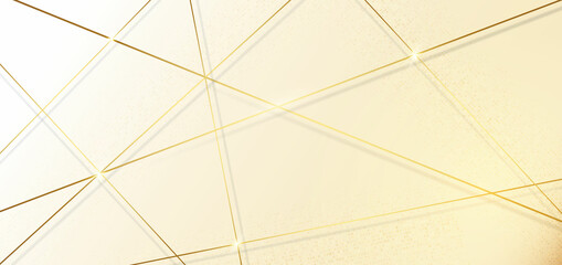 Abstract modern golden diagonal line luxury background on dot pattern background.