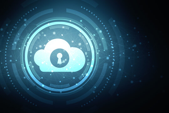 2d illustration technology cyber security