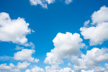 Obraz na płótnie Canvas blue sky and white clouds.