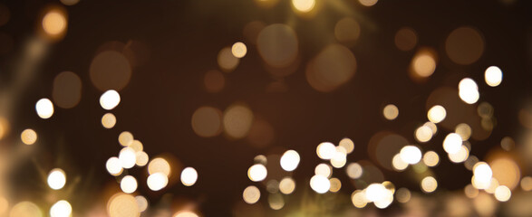 Glowing Bokeh Light Background