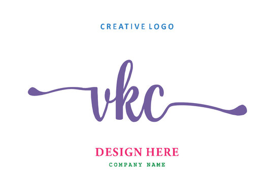 VKC lettering logo is simple, easy to understand and authoritative