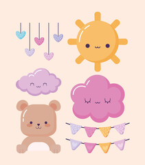 six icons of newborn