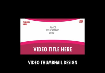 Colorful and unique video thumbnail