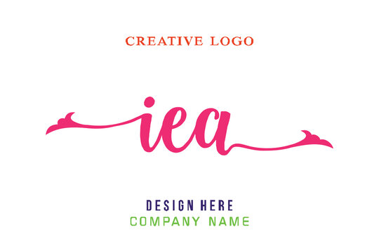 IEA lettering logo is simple, easy to understand and authoritative