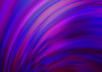 Fototapeta premium Light Purple vector pattern with curved circles.