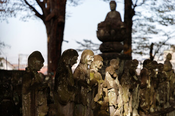 五百羅漢、川越喜多院の羅漢の像
