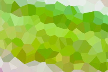 Fototapeta na wymiar Green mosaic with light pieces in the corners