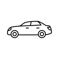 Fototapeta na wymiar Sedan car icon