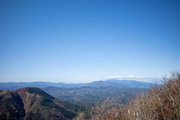 Fototapeta premium とても美しい日本の秋の山の風景