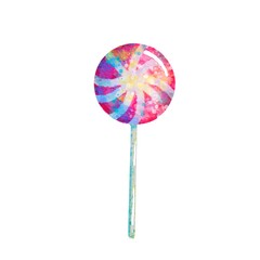 lollipop isolated