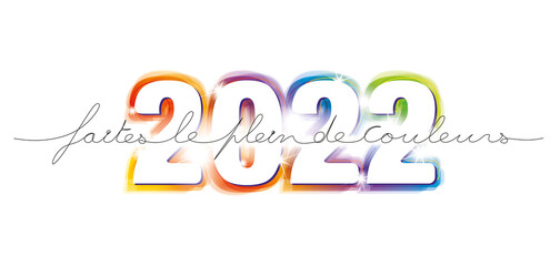 CARTE DE VOEUX 2022 COLORÉE